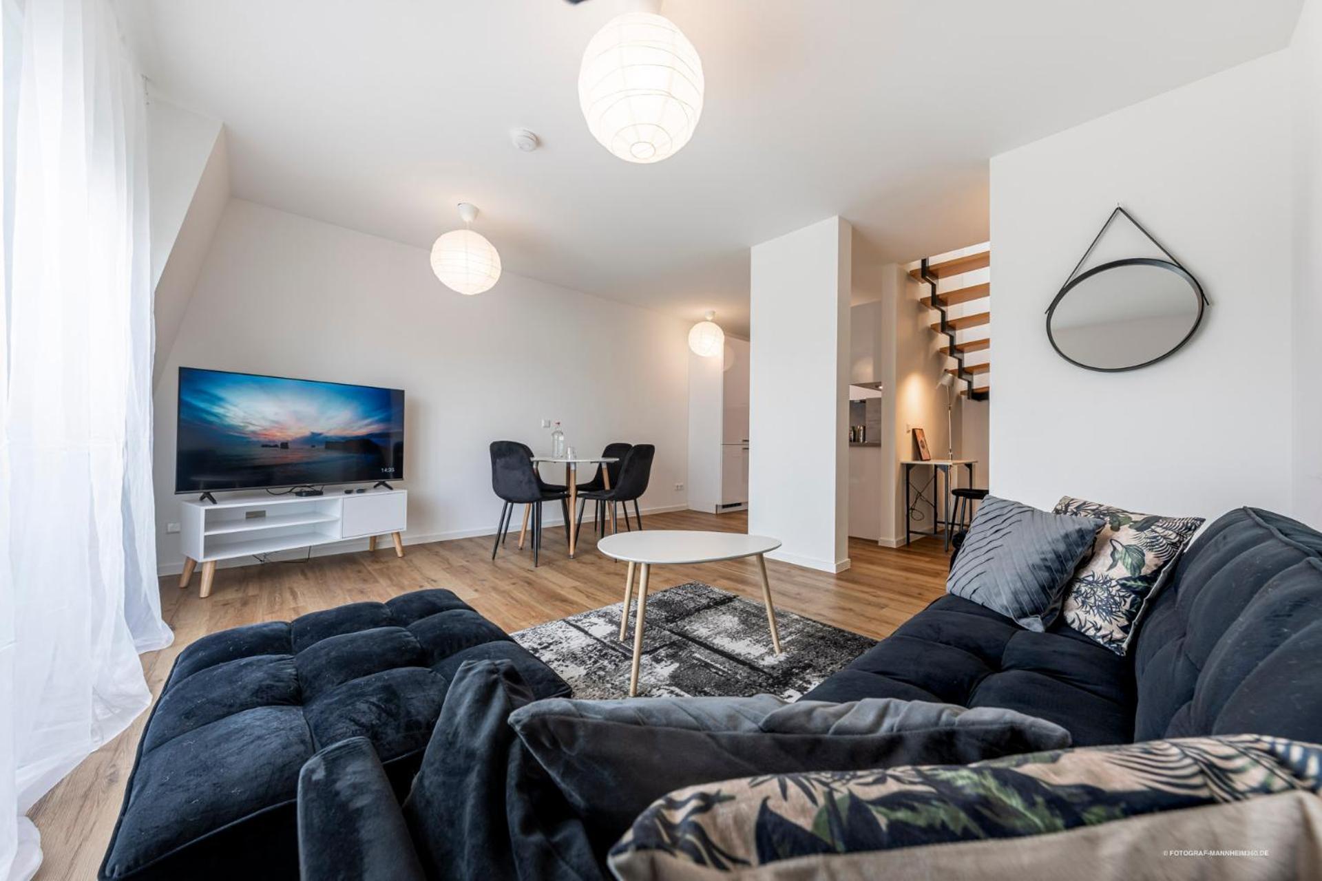 Xxl Design-Appartement Artdesign - 8 Pers - Naehe Speyer Mannheim Heidelberg ฮอคเคนไฮม์ ภายนอก รูปภาพ